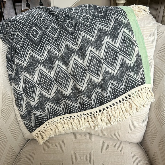 J Crew Lightweight Fringed Hem Scarf - Picture 6 of 6